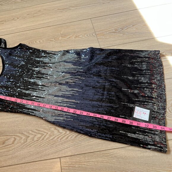 🖤 Willow & Clay Black Sequin Bodycon Midi Dress - Evening Glam! M 🖤 - Picture 8 of 9